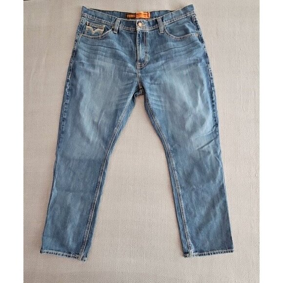 Rock & Roll Denim® Men's Raised Denim Stackable Dark Jeans BMTBD03103 Western - Picture 1 of 16